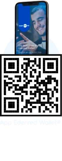 QR Code do aplicativo Edenred Wallet